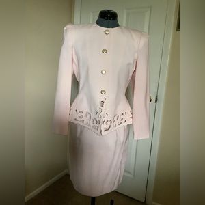 Kasper ALS size 4 petite pink suite